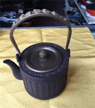 铸铁·茶壶（万福） 精品茶壶  茶艺必选