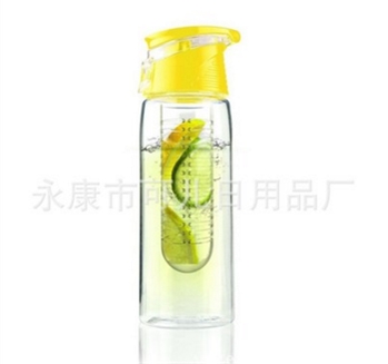 风靡韩美塑料杯Tritan水壶户外运动柠檬水杯子神器创意水果杯果内