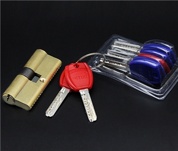 批量面议   三红四蓝钥匙 锁芯 全铜锁具配件 全铜锁芯带假曲