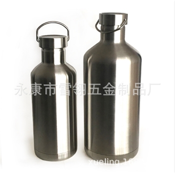 304不锈钢加厚材料 1L-2L大水壶出口保温杯运动水瓶